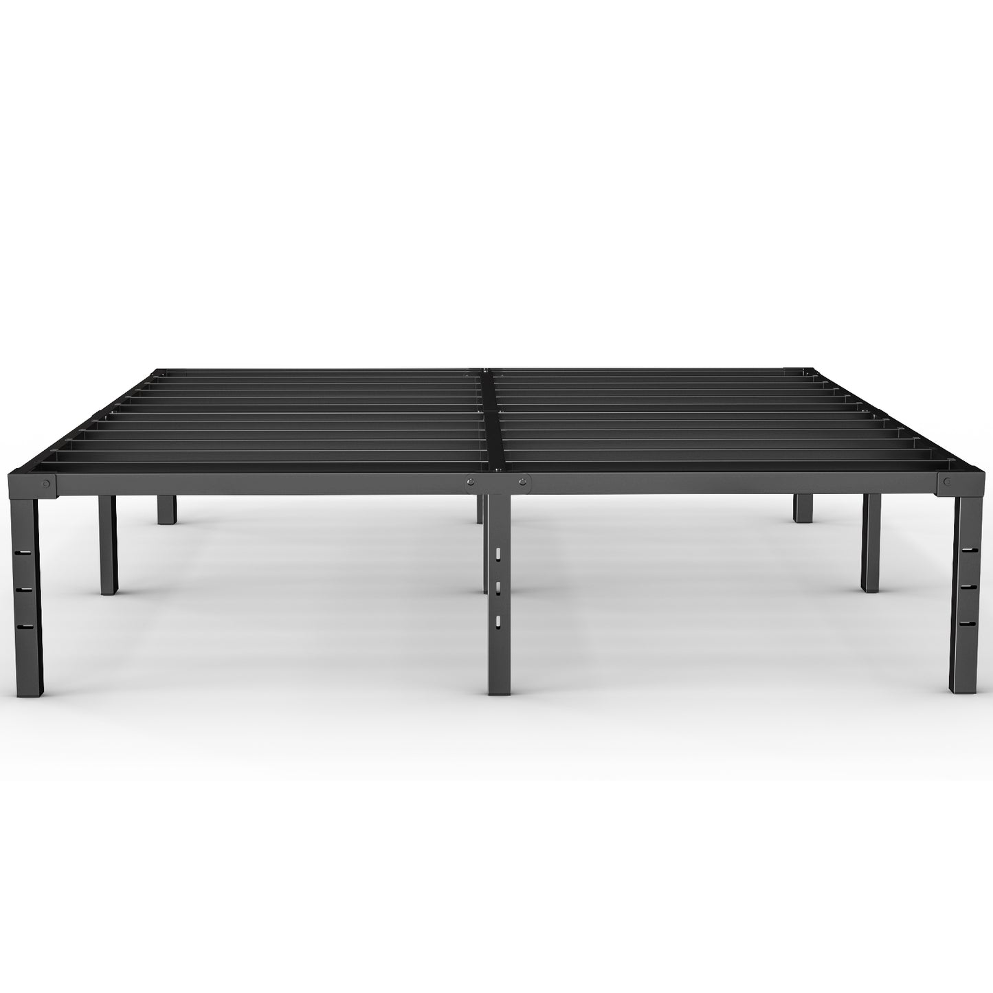 Capri King Bed Frame, 18 Inch Metal Platform Bed Frame, Heavy Duty, No Box Spring Needed, Easy Assembly, Black