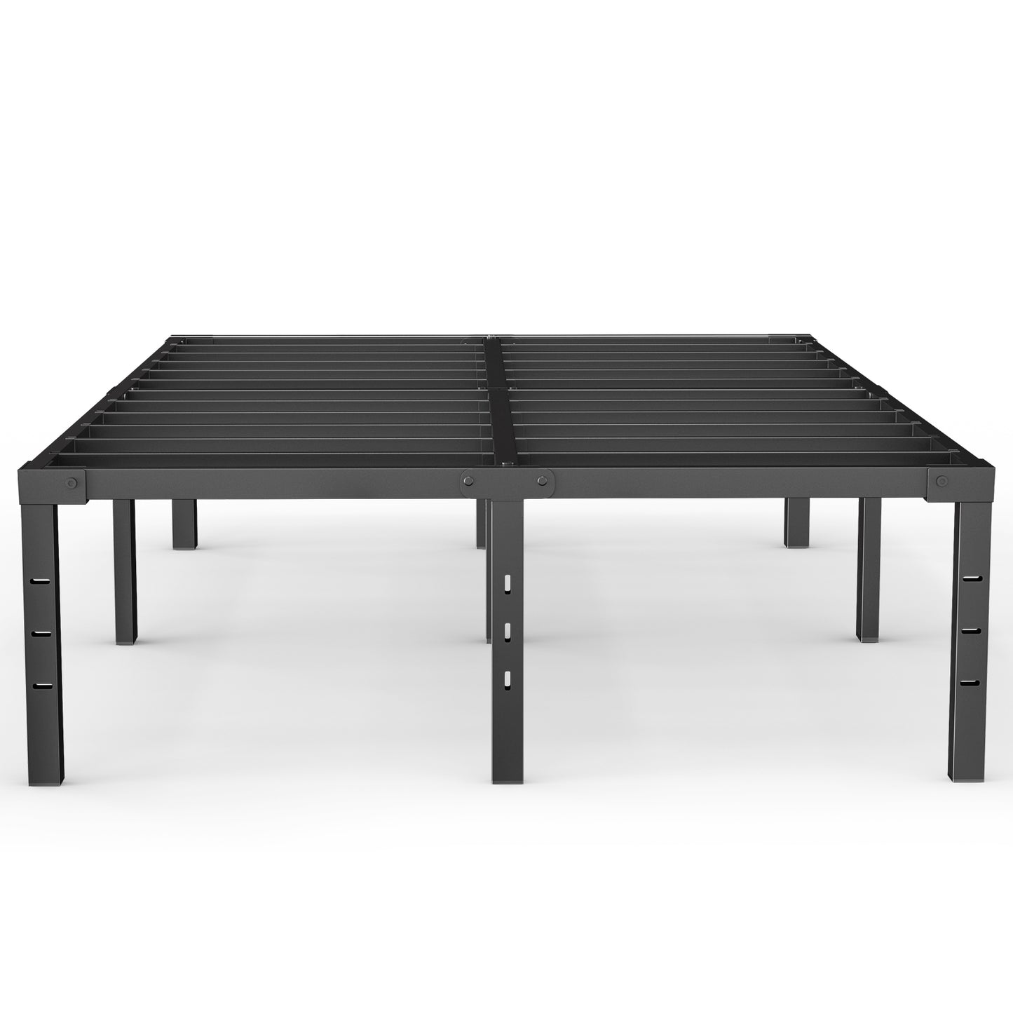 Capri Full Bed Frame, 18 Inch Metal Platform Bed Frame, Heavy Duty, No Box Spring Needed, Easy Assembly, Black