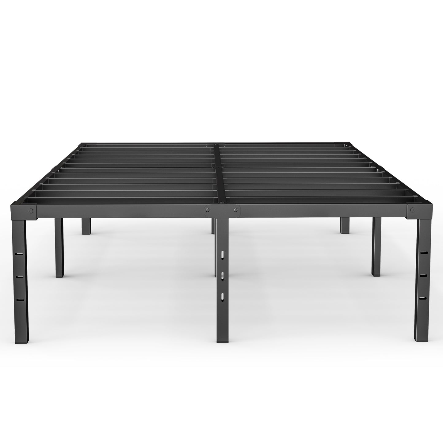 Capri Queen Bed Frame, 18 Inch Metal Platform Bed Frame, Heavy Duty, No Box Spring Needed, Easy Assembly, Black