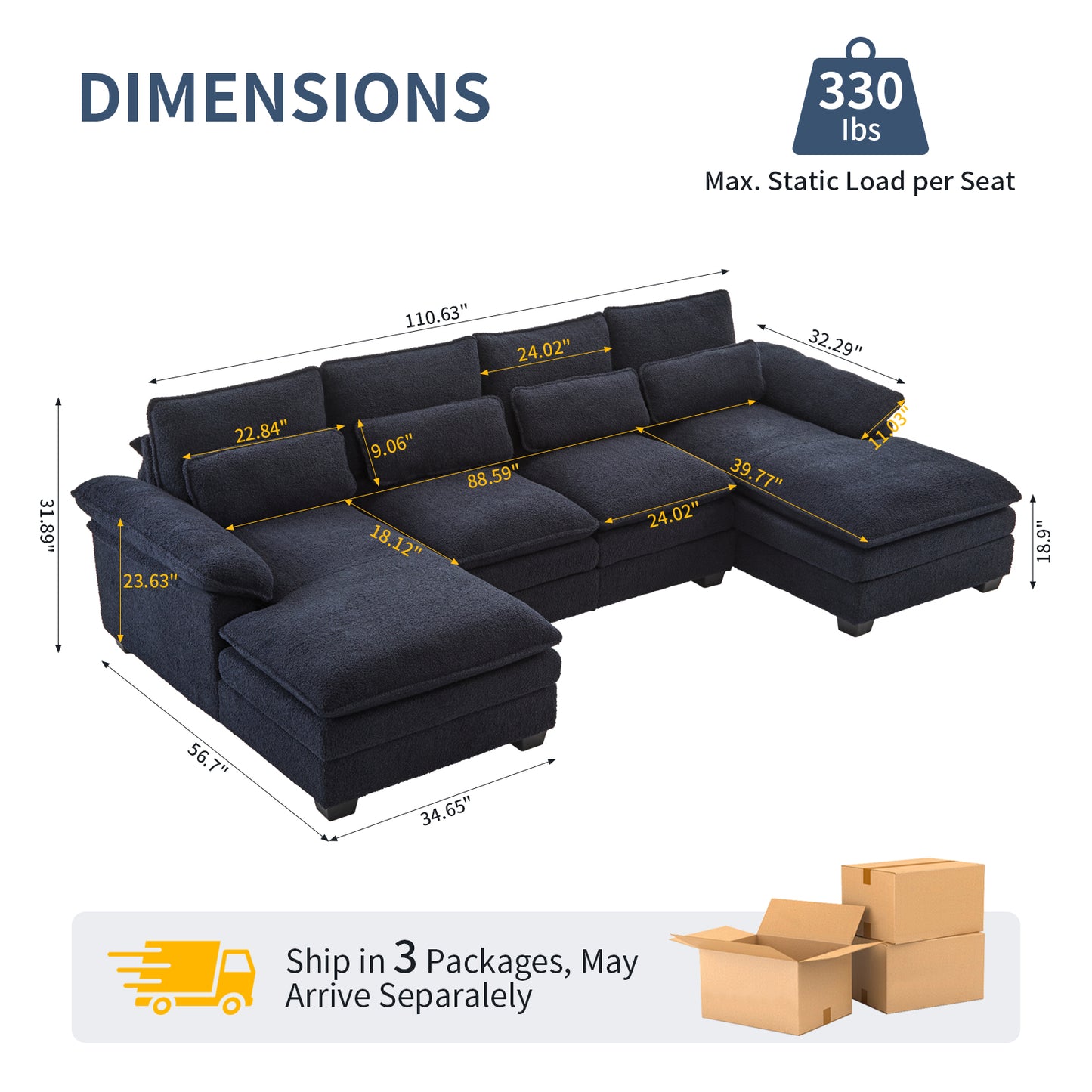 capri l-shaped sofa combination sofa with stirrups, available with dark seats