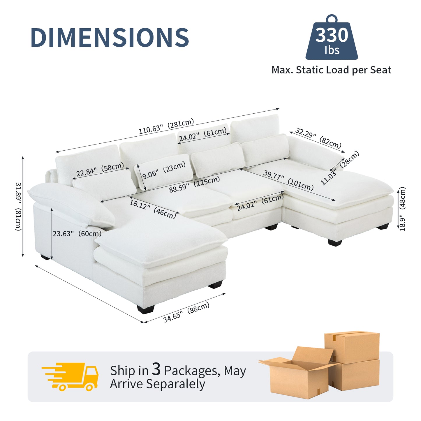 capri l-shaped sofa combination sofa with stirrups, available with dark seats