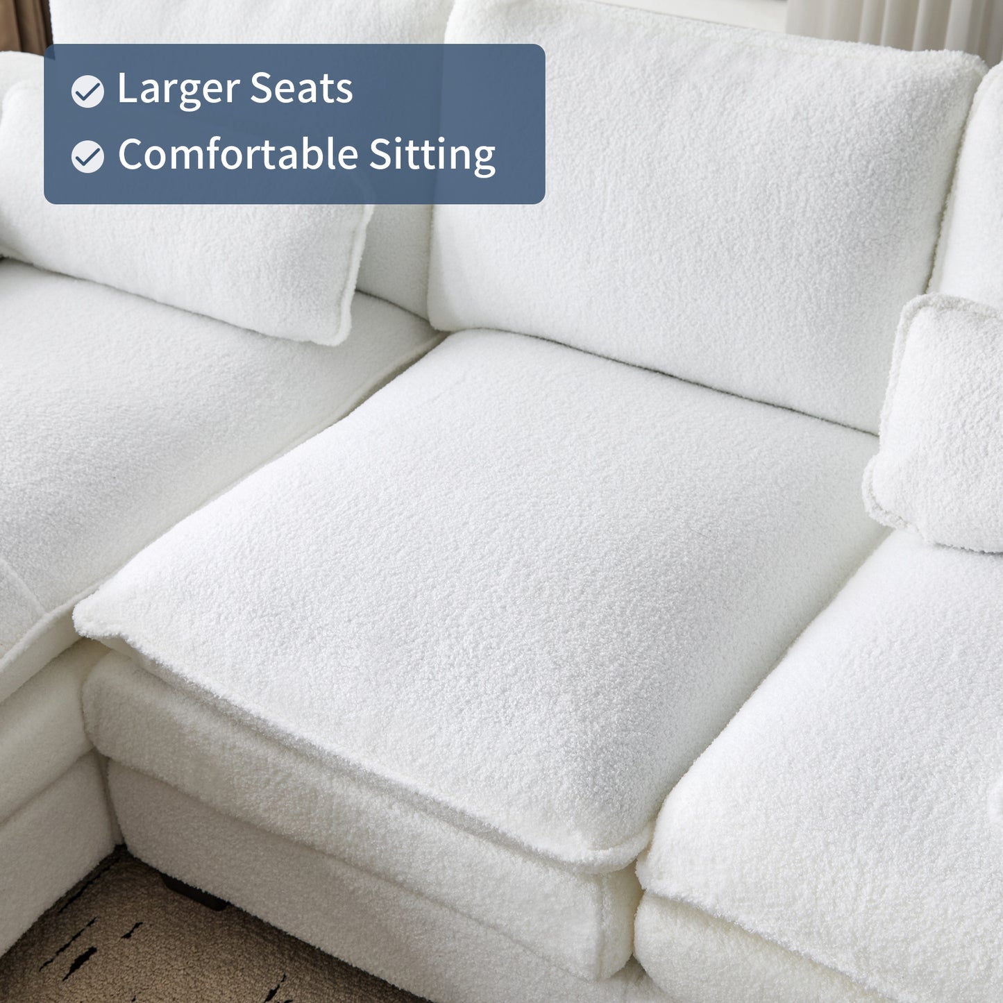 capri l-shaped sofa combination sofa with stirrups, available with dark seats