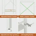 Capri Over The Toilet Storage Shelf, 4-Tier Freestanding Bathroom Organizers and Storage, above Toilet Space Saver Rack with Adjustable Shelves, Toilet Paper Holder and 9-Hooks, White