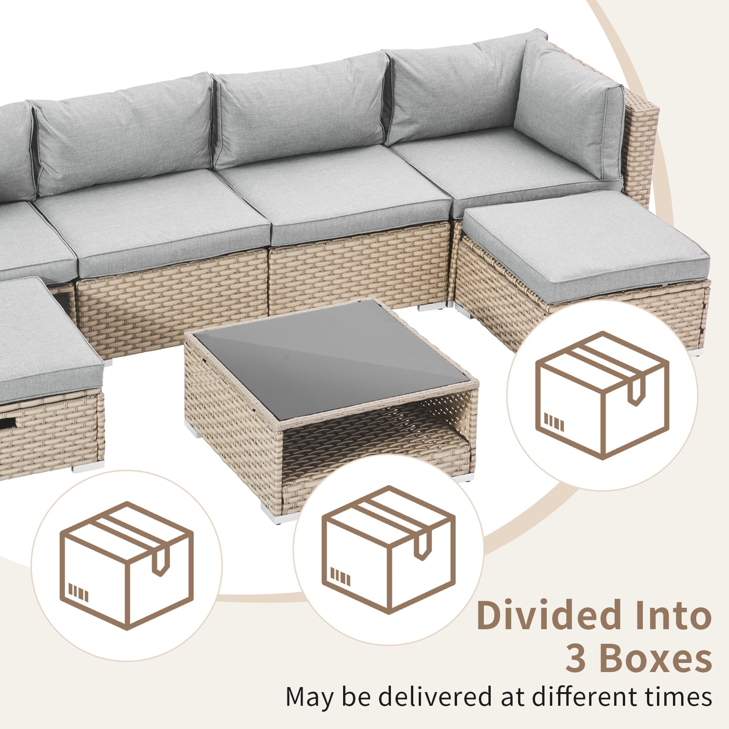 Capri 5 Pieces Outdoor Conversation Chaise Lounge Furniture