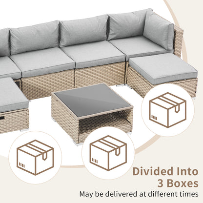Capri 5 Pieces Outdoor Conversation Chaise Lounge Furniture