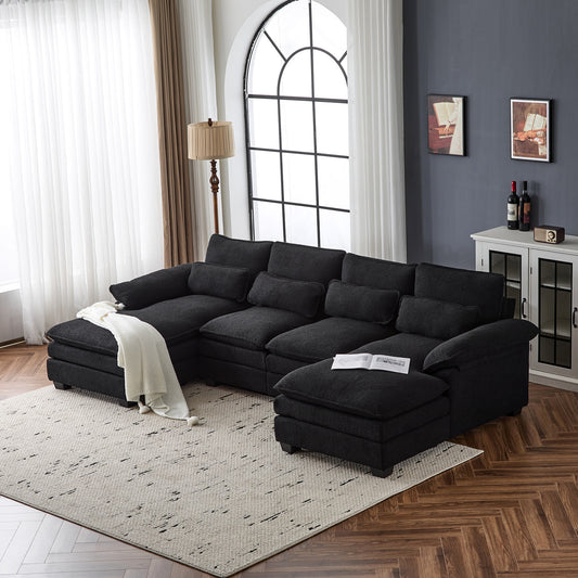 capri l-shaped sofa combination sofa with stirrups, available with dark seats