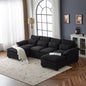 capri l-shaped sofa combination sofa with stirrups, available with dark seats