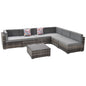 Capri 7 Pieces Patio Wicker Furniture Set